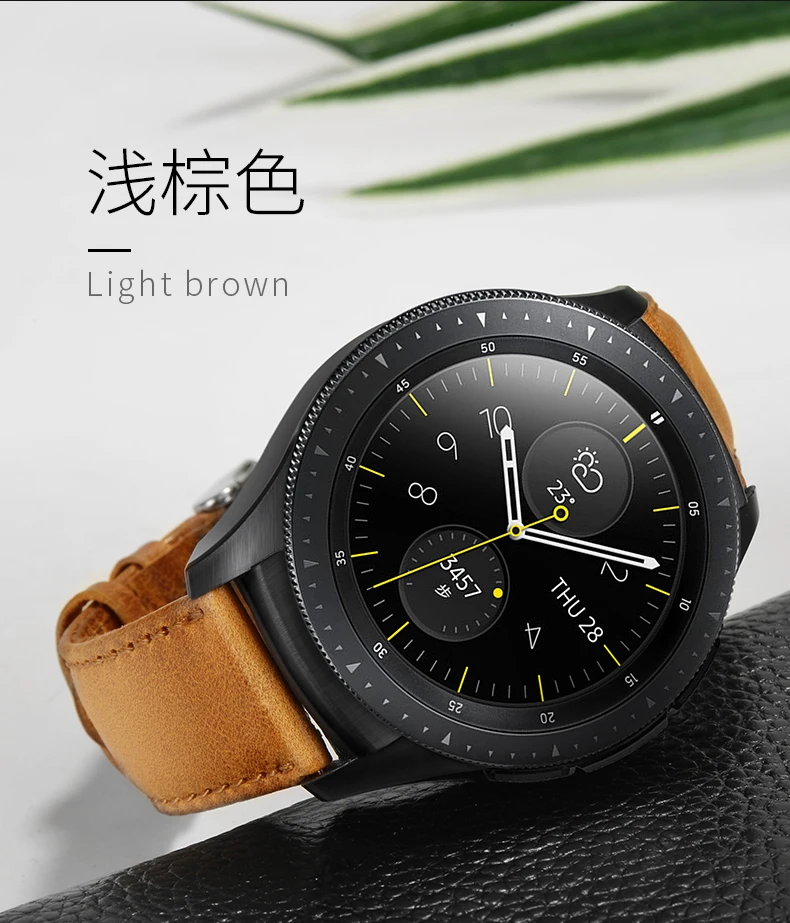 HOCO Quick Release Watch Band 20 мм ремешок из натуральной кожи для samsung Galaxy 42 мм/gear S2 Смарт часы замена Браслет