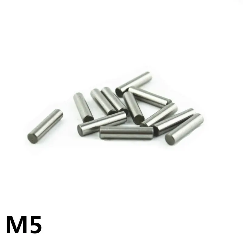 

100pcs 5 mm Bearing Steel Cylindrical Pin Locating Pin Needle roller Thimble Length 5 6 7 8 10 12 13 14 16 18 20 22 24 25-50 mm