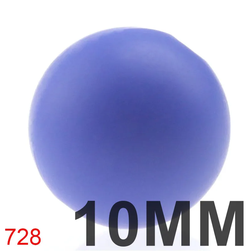728 Navy blue 100 шт 10 мм круглые силиконовые прорезыватели свободные бусины для изготовления ювелирных изделий Bpa бесплатно Diy Детская соска для успокаивания цепи - Цвет: 728 Navy blue