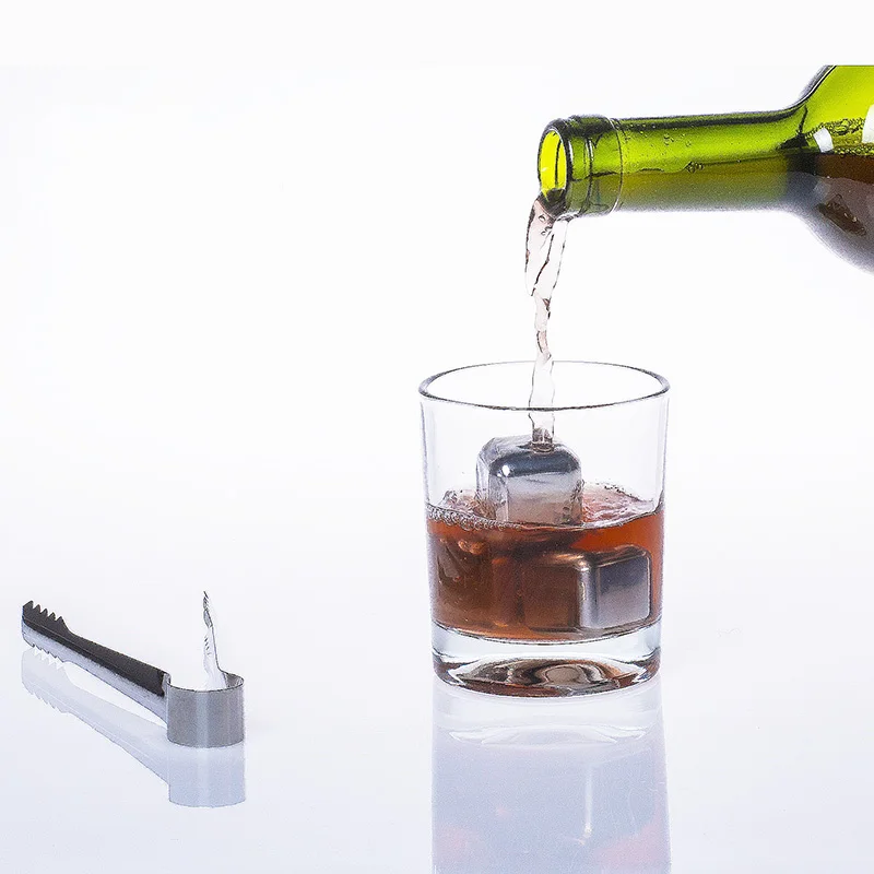 Распродажа 1 шт. горячие кубики льда для виски из нержавеющей стали