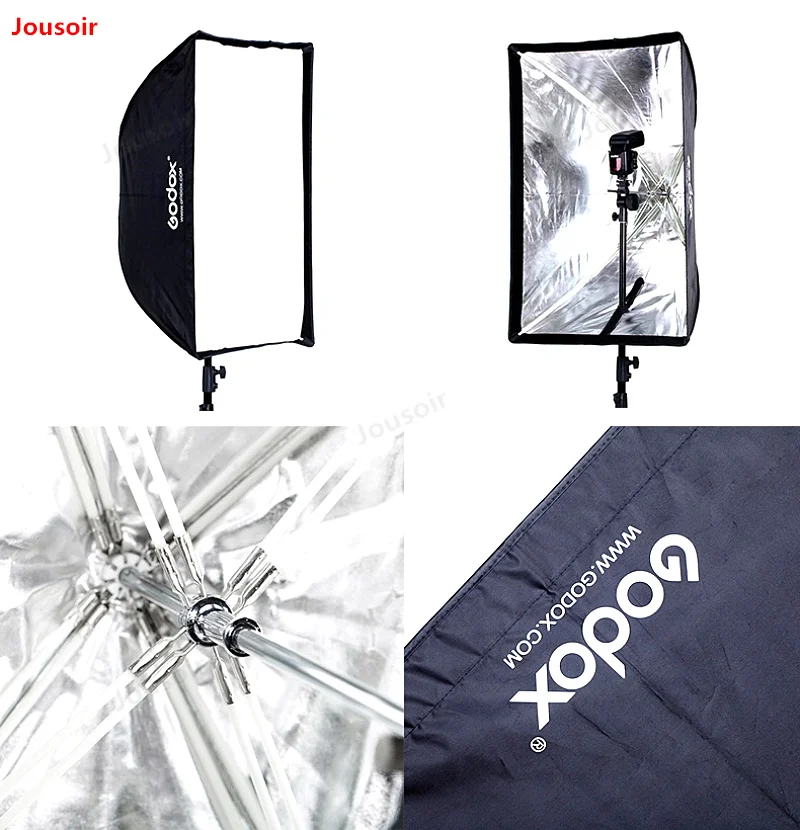 Godox Umbrella long Softbox 60*90cm on-camera Flash Universal Portable dual-use photographic with Diffuser CD50 T11 | Электроника