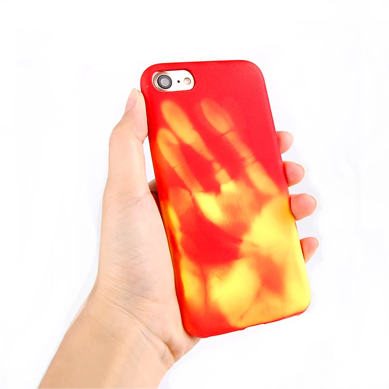 Термочувствительный чехол для iphone XS Max X XR 9 8 7 6 Plus с термоизменением цвета мягкий 5s