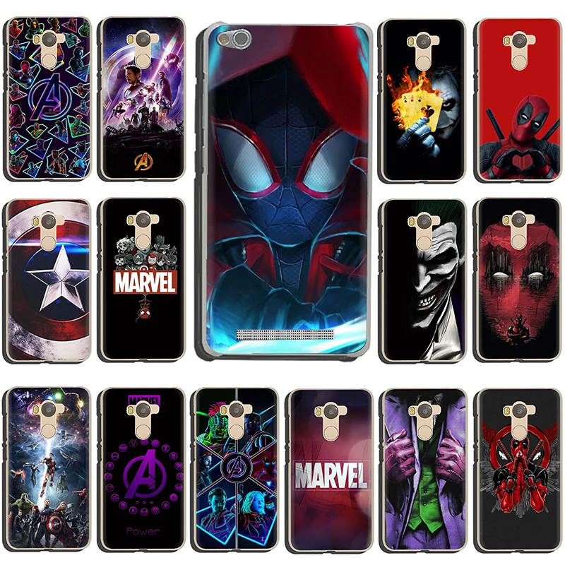 Жесткий чехол для телефона Marvel Мстители Jorker Dead Pool для Xiaomi Redmi 5A 5 Plus 6A 6 Pro 7 GO Note 4 4X5 6 7 8 Pro