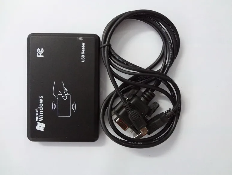 RS232 RFID 125 кГц EM4100 считыватель карт доступа + 2 шт. EM ID белые карты|rfid proximity sensor|access