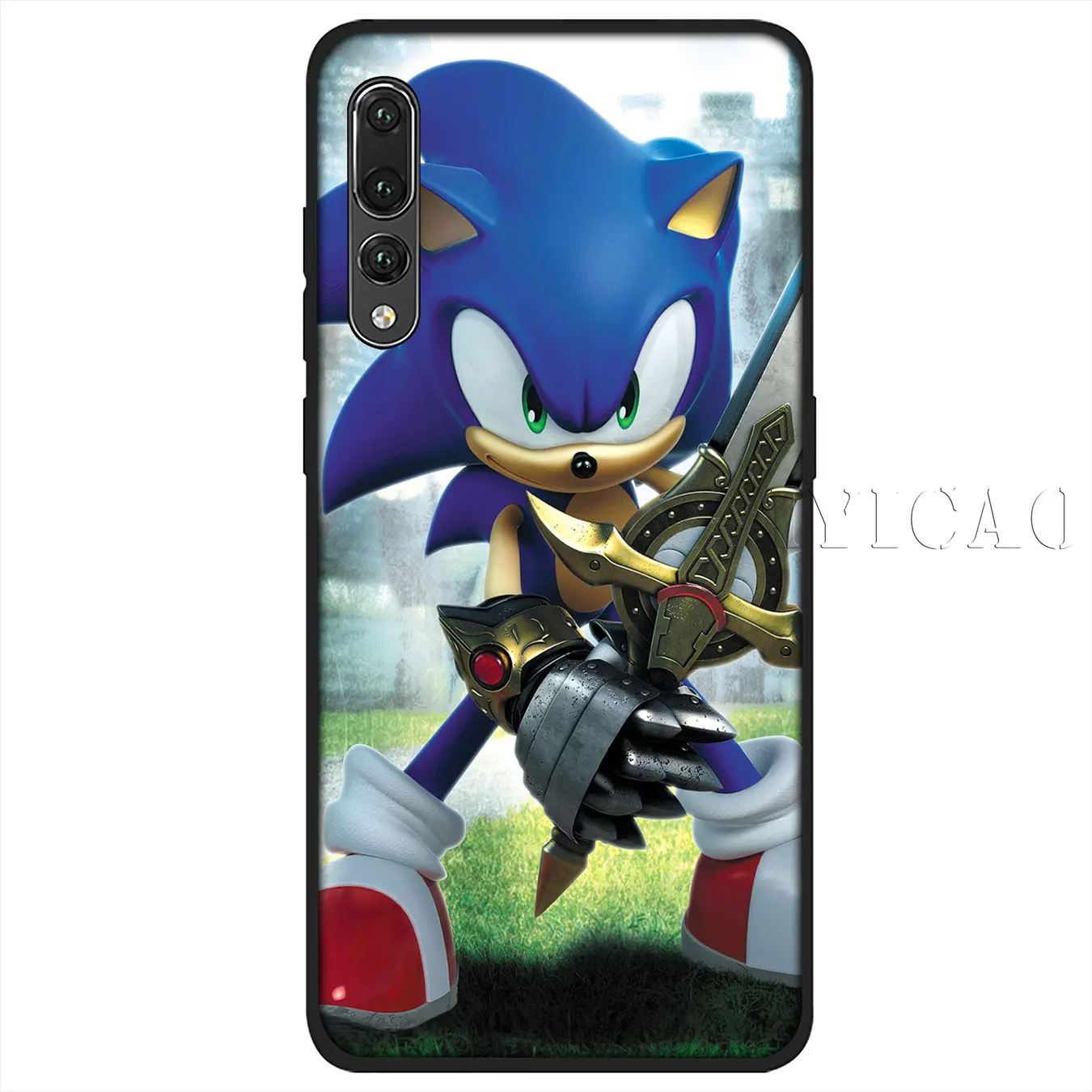 IYICAO Sonic the Hedgehog Soft Silicone Phone Case for Huawei P30 P20 Pro P10 P9 P8 Lite Mini 2017 2016 P smart Z 2019 Cover |
