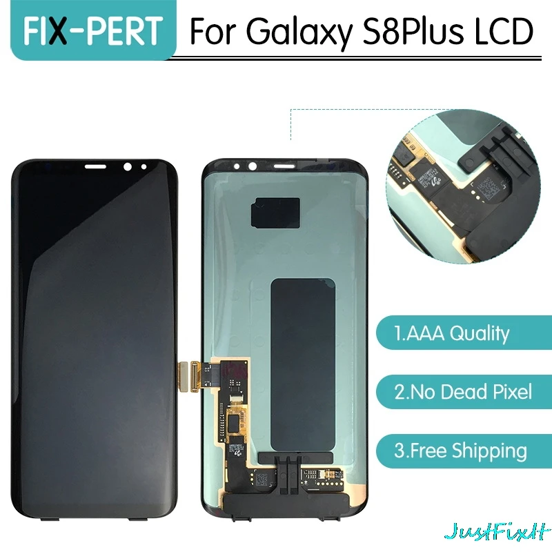 Для samsung S8 S8 плюс G950 G950F G950u G955 G955F G955U ЖК-дисплей с рамой Дисплей кодирующий преобразователь сенсорного экрана в сборе