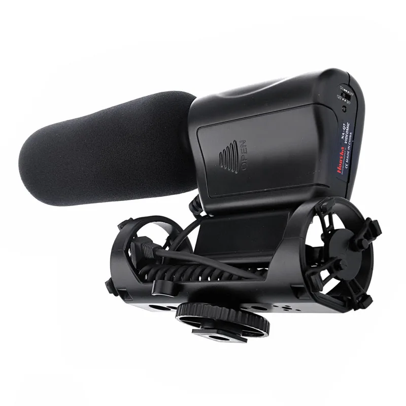 Двойной микрофон для Canon 750D 700D 5D3 1200D Nikon D5500 D5300 Pentax DSLR Camera DV Camcorder Studio|pentax dslr|for canonnikon