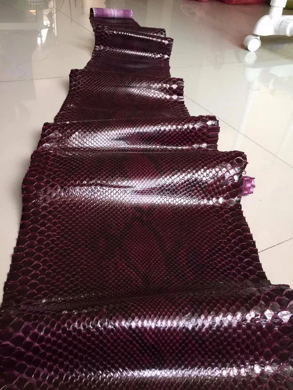 Натуральная кожа ската питона браслет мужской коричневый браслет питон черный череп браслет пользовательский размер мужской кожаный браслет с черепом