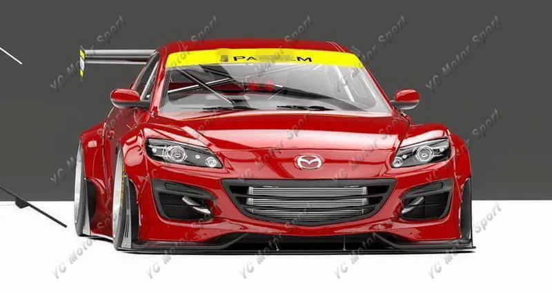 FRP стекловолокно PD RB стиль тела наборы Подходит для 2009-2012 RX8 SE3P обвес передняя губа брызговик крыло факельная боковая юбка заднее крыло