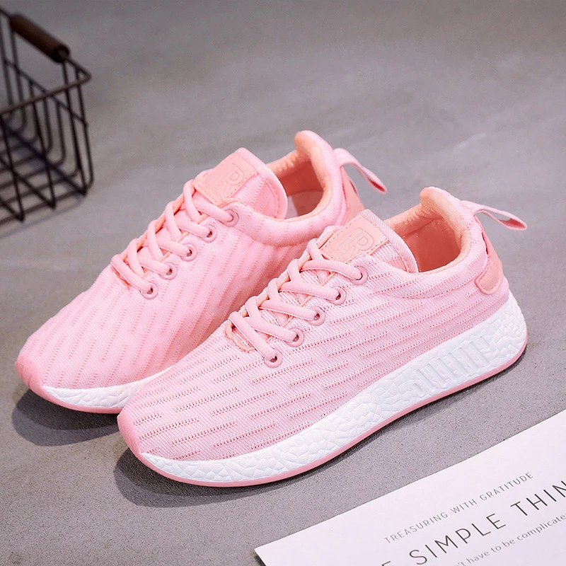 2019 New Arrival Harajuku Sneakers Female Shoes Casual Stylish Mesh Breathable Women | Обувь