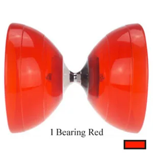 Китай YOYO мяч мягкий Diabolo 1 или 3 подшипника Комплект упаковки Kongzhu(диаметр. 128 мм стаканчик, палочки, веревочная сумка, запасная струна - Цвет: 1 Bearing Red
