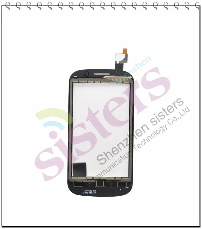 Черный/белый сенсорный экран дигитайзер панель для Alcatel One Touch POP C3 двойной OT4033 4033A