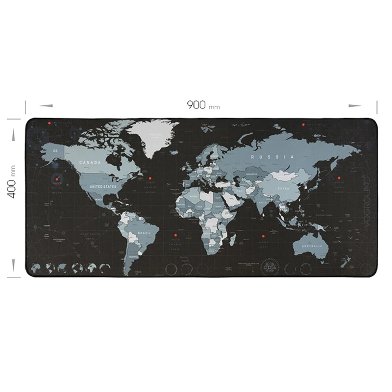 900x400x2mm Shellnail игровой коврик для мыши RGB большой геймер большая мышь Коврик для компьютерной мыши карта мира натуральный каучук Mause Pad клавиатура настольная игра - Цвет: 900x400x2mm