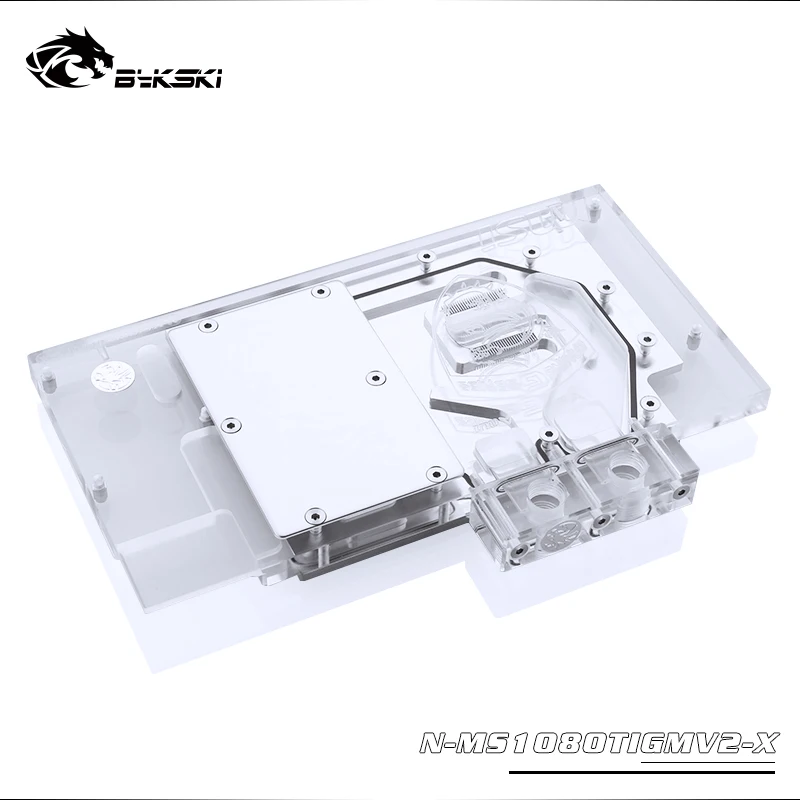 Блок графического процессора Bykski для MSI GTX 1080 TI GAMING X 11G VGA Cooler с полным покрытием N