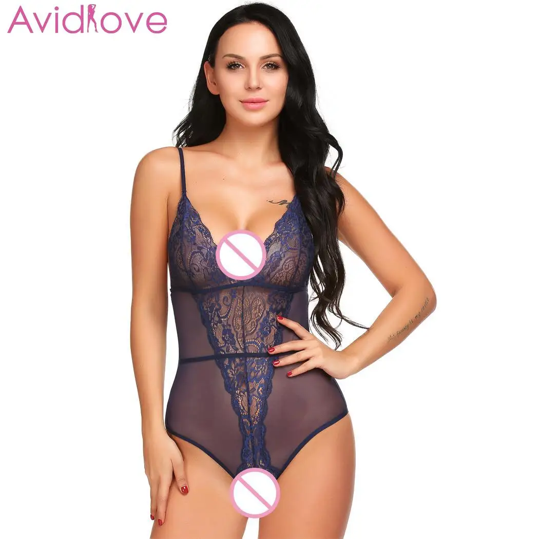 NB Avidlove летнее сексуальное женское белье, горячий Эротический пеньюар, летние кружевные пикантные костюмы, соблазнительное прозрачное ночное белье, сексуальное боди - Цвет: NB
