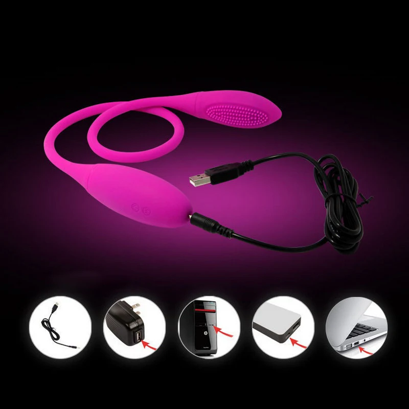 Анальная пробка Вибраторы двойной конец G Вибратор пятна мастурбация влагалища