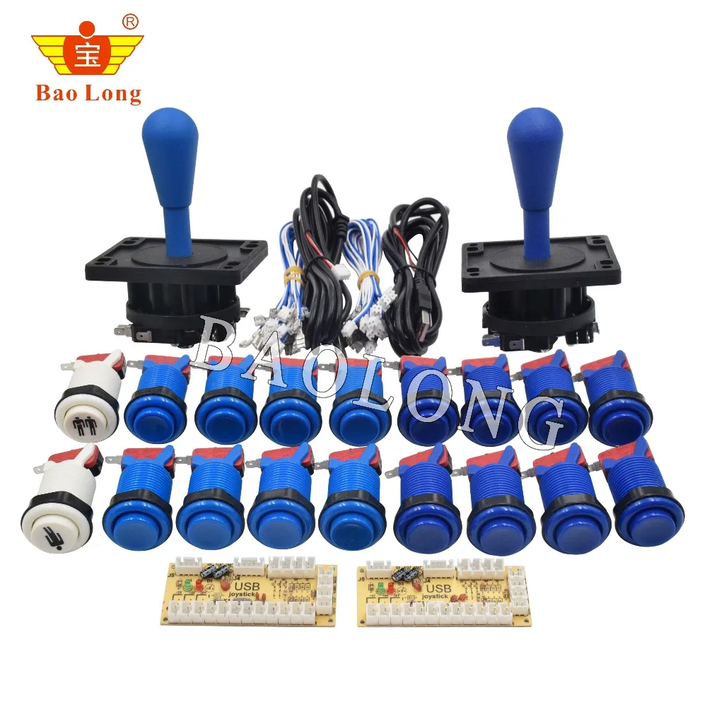 Высокое качество Аркада DIY Kit Zero Delay USB контроллер к ПК Подключение джойстик в