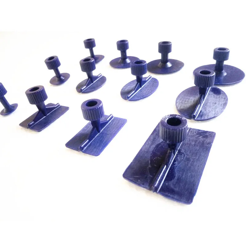 comprar 13 Pçs/set Corpo Do Carro Pdr Paintless Dent Repair T-bar Levantador Ferramenta De Remoção De Granizo + Guias