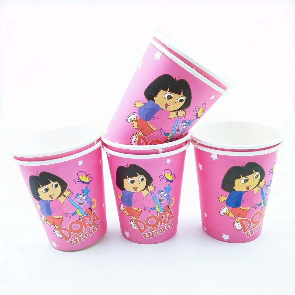 10 шт. вечерние платья с рисунком из мультфильма Дора путешественница для