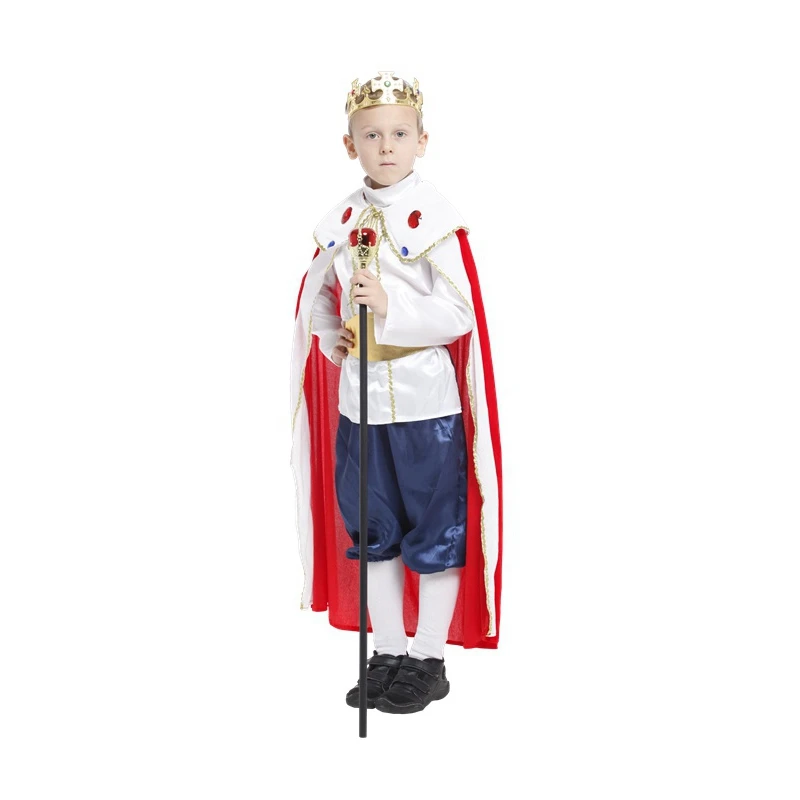 

Shanghai Story Halloween Cosplay Costume for Children The King Costumes Children's Day for Boys Prince Fantasia Infantil kids