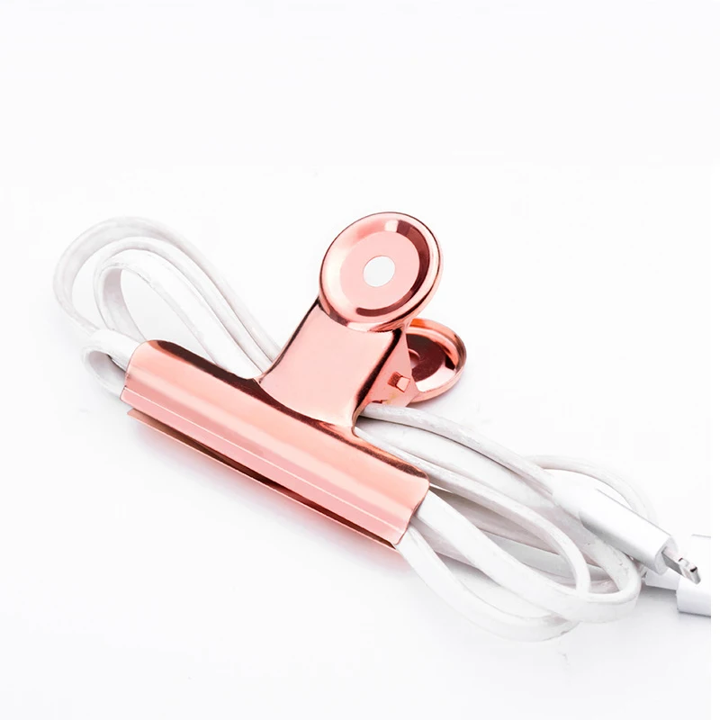 10 шт. золотистые маленькие металлические петли скрепки для бумаги зажимы