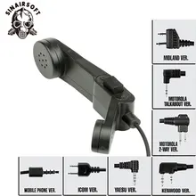 Z-TAC Z 117 Tactical Headset accessories PTT Element zH-250 Military Phone Hunting Noise Reduction Headphones PTT