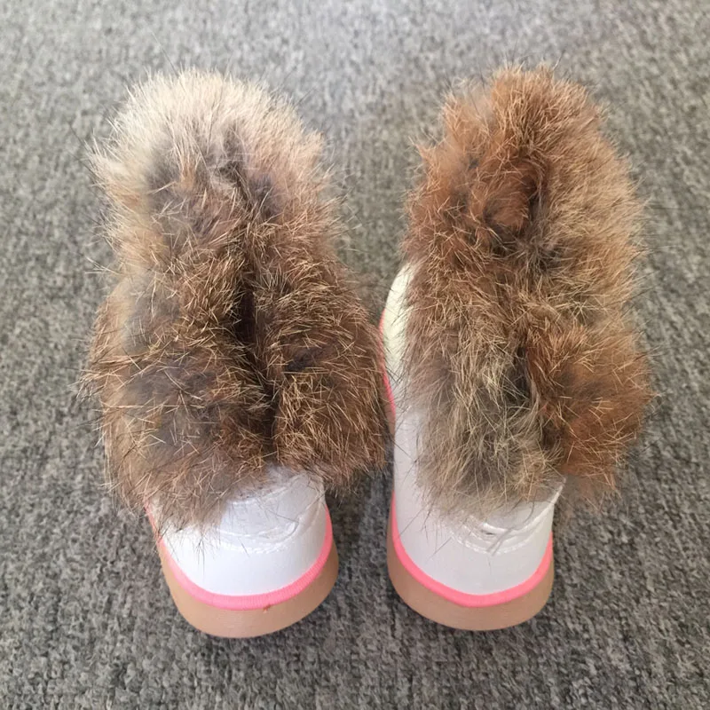 Детские зимние ботинки BeckyWalk для девочек детская обувь мальчиков теплая плюшевая