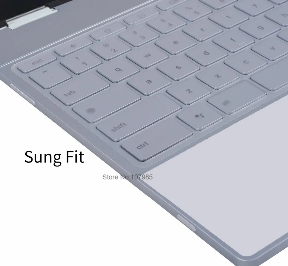 Для Google Pixelbook 12," сенсорный экран Chromebook крышка клавиатуры ультра тонкий прозрачный для клавиатуры ноутбука из ТПУ защитное покрытие