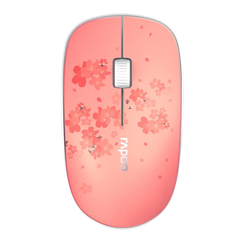 RAPOO M200 цветная Беспроводная оптическая мышь для ноутбука usb 2 4G 1000 точек/дюйм