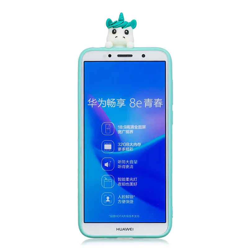 Чехол для Honor 7A чехол Huawei Honor7A телефон 5 45 дюйма мягкий из ТПУ Y5 2018 Мультяшные куклы