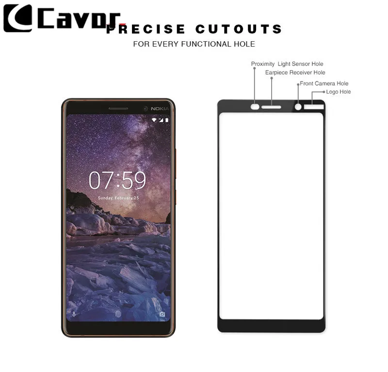 Tempered Glass Screen Protector For Nokia 6 6.1 Plus Case Full Front Cover Mobile Phone Protective Anti Shatter Film Nokia6 | Мобильные