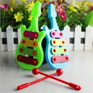1Pcs Xylophone Instrument improve Toys Children Baby Wisdom Development Musical Toys Kid sensitive to colors sounds