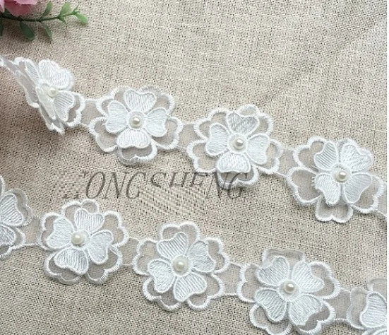 White flower 9 Декоративная большая жемчужина-бабочка бюстгальтер сменные ремешки Нижнее белье Пояс женский бюстгальтер аксессуары плечевые кружевные ремни - Цвет: White flower 9