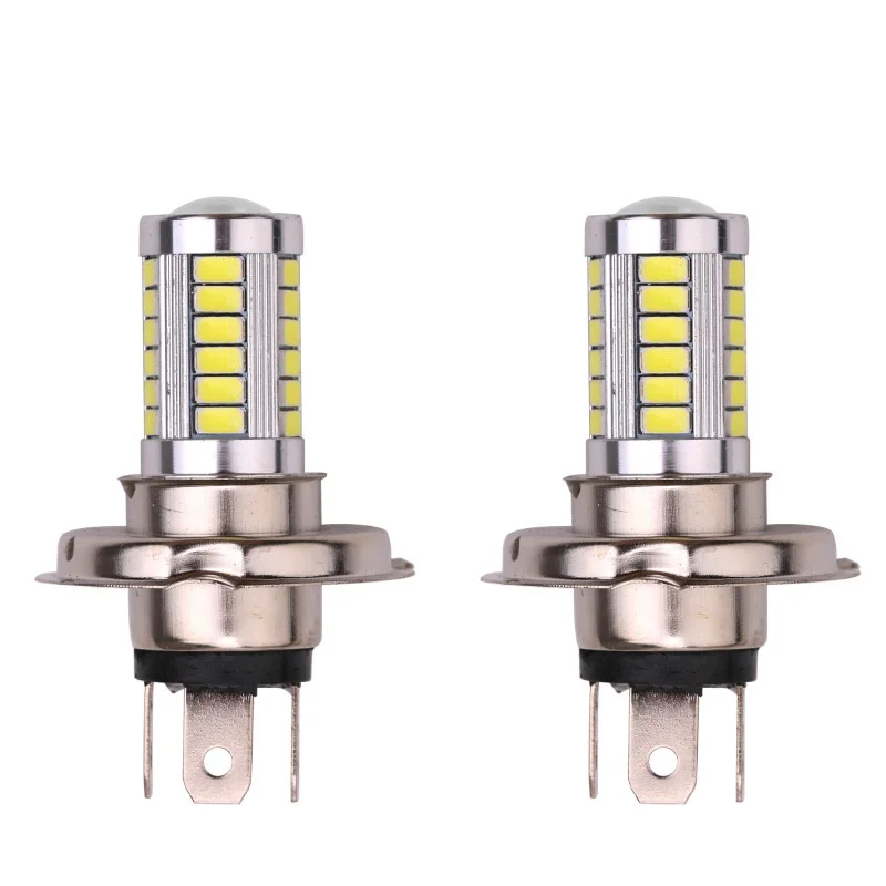 1 шт. универсальный внешний свет H4 P43T 33 Smd 5630 светодиодные выпуклая линза