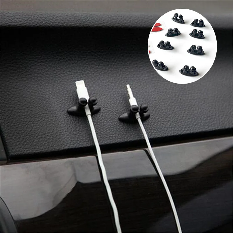 8pc Auto Car Wire Clip Stickers Case For Chery Tiggo Fulwin A1 A3 QQ E3 E5 G5 V7 EMGRAND EC7 EC7-RV EC8