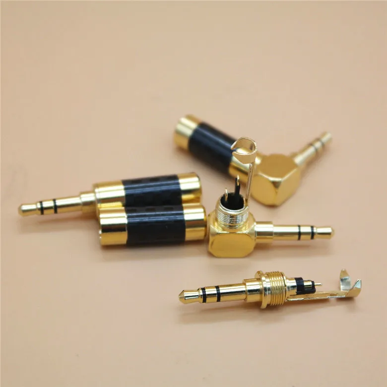 Новые 5 шт. Позолоченный разъем для наушников 3.5 мм DIY Замена Hi Fi аудио без потерь