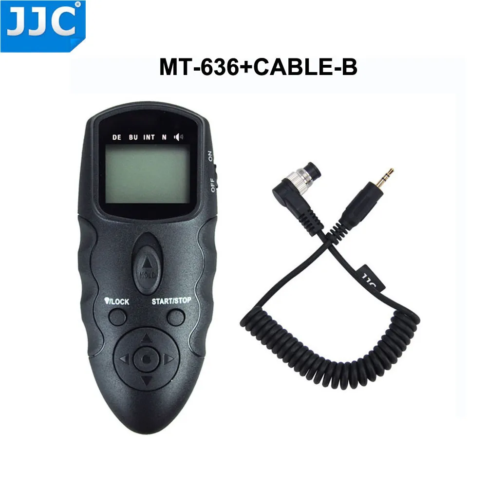CABLE-B JJC проводной DSLR Камера таймер ИК пульт дистанционного управления для NIKON D7500/D600/Df/D610/D750D3100/D3200/D3300/D5000/D5100/D5500/Df/P7800 - Цвет: CABLE-B