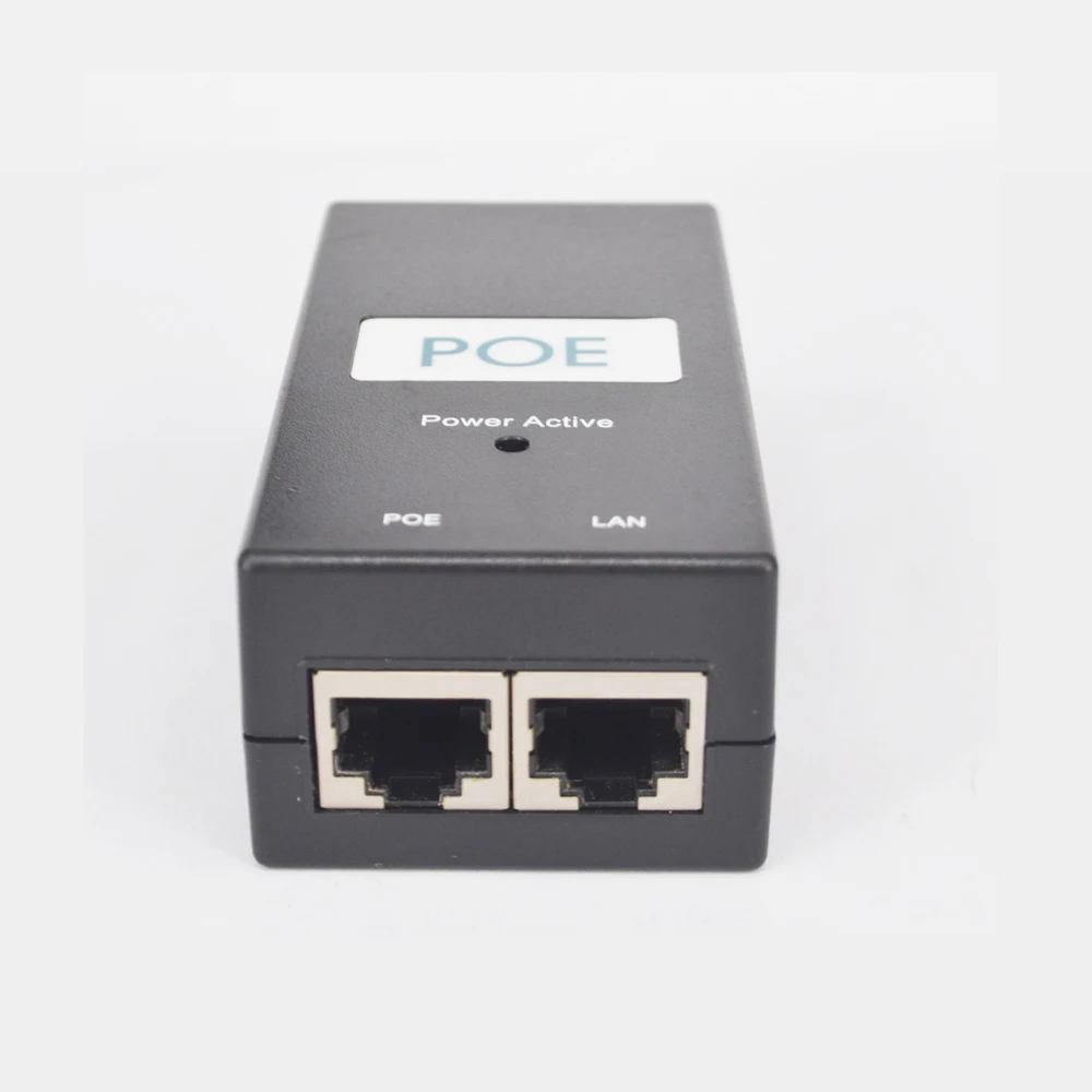 CTVMAN Настольный POE Инжектор адаптер питания 48 В 0.5A 10/100 Мбит/с ЕС/США штекер кабель вход 100-240 В Ethernet Swtich для ip-камеры