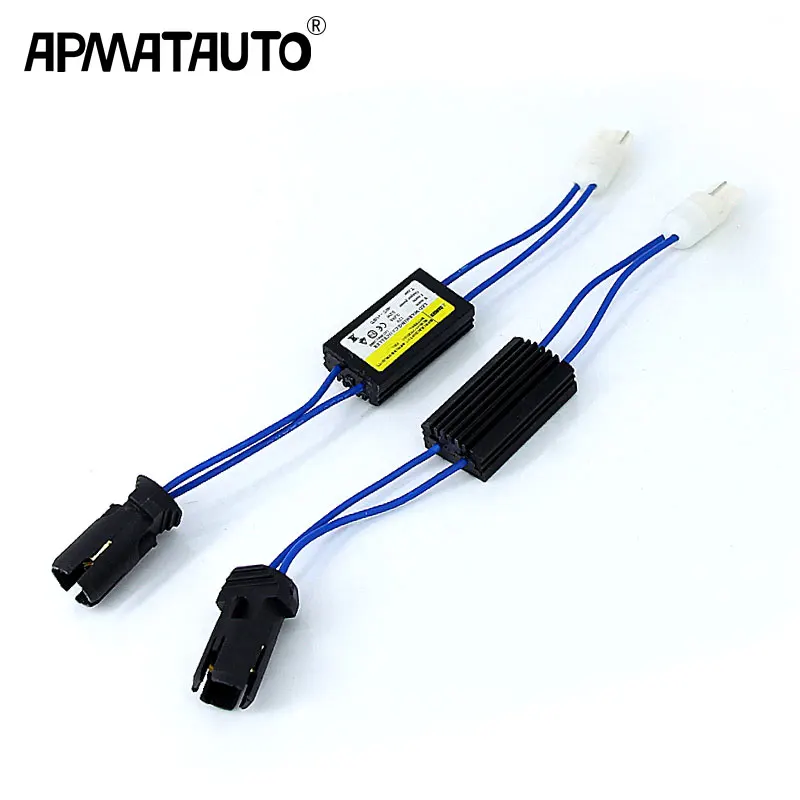 Apmatauto 2x T10 Canbus кабель 12 В светодиодный предупреждающий декодер компенсатора 501 W5W
