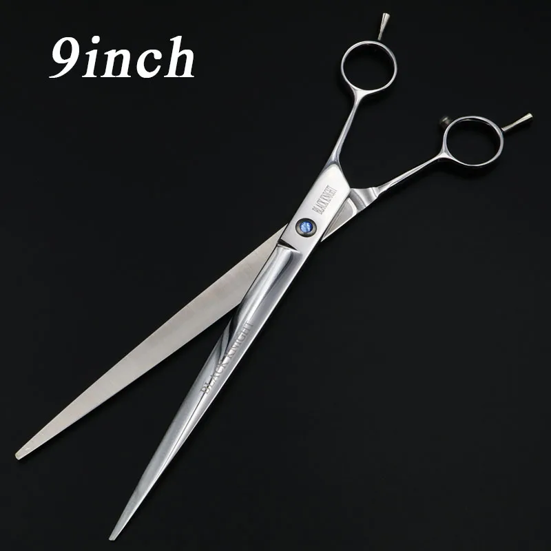 Black Knight 9 inch pet dog grooming scissors high quality professional baber salon scissors straight shears with case