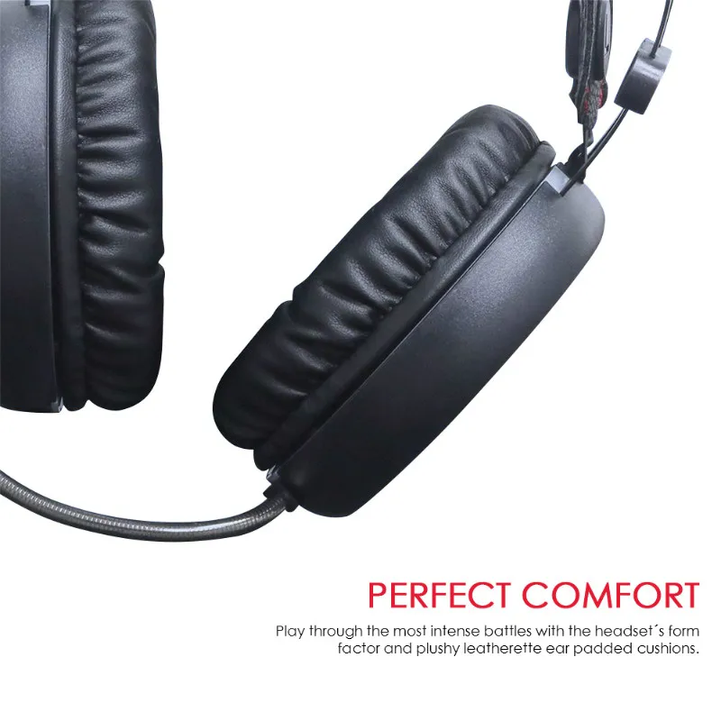 Гарнитура игровые наушники Virtual 7 1 Surround Effect стерео RGB светодио дный LED Игровые USB с