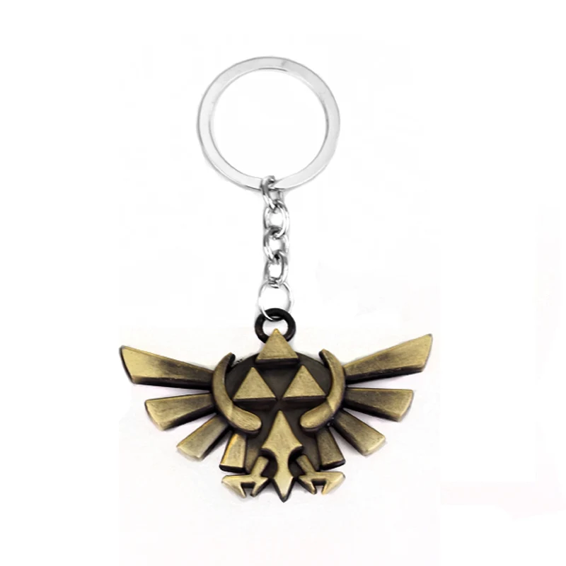 K279-1 SG Legend of Zelda Ожерелья Мастер меч Triforce Hylian Shield мажора маска дыхание диких глаз Подвески брелок для мужчин ювелирные изделия подарок - Окраска металла: K279-1