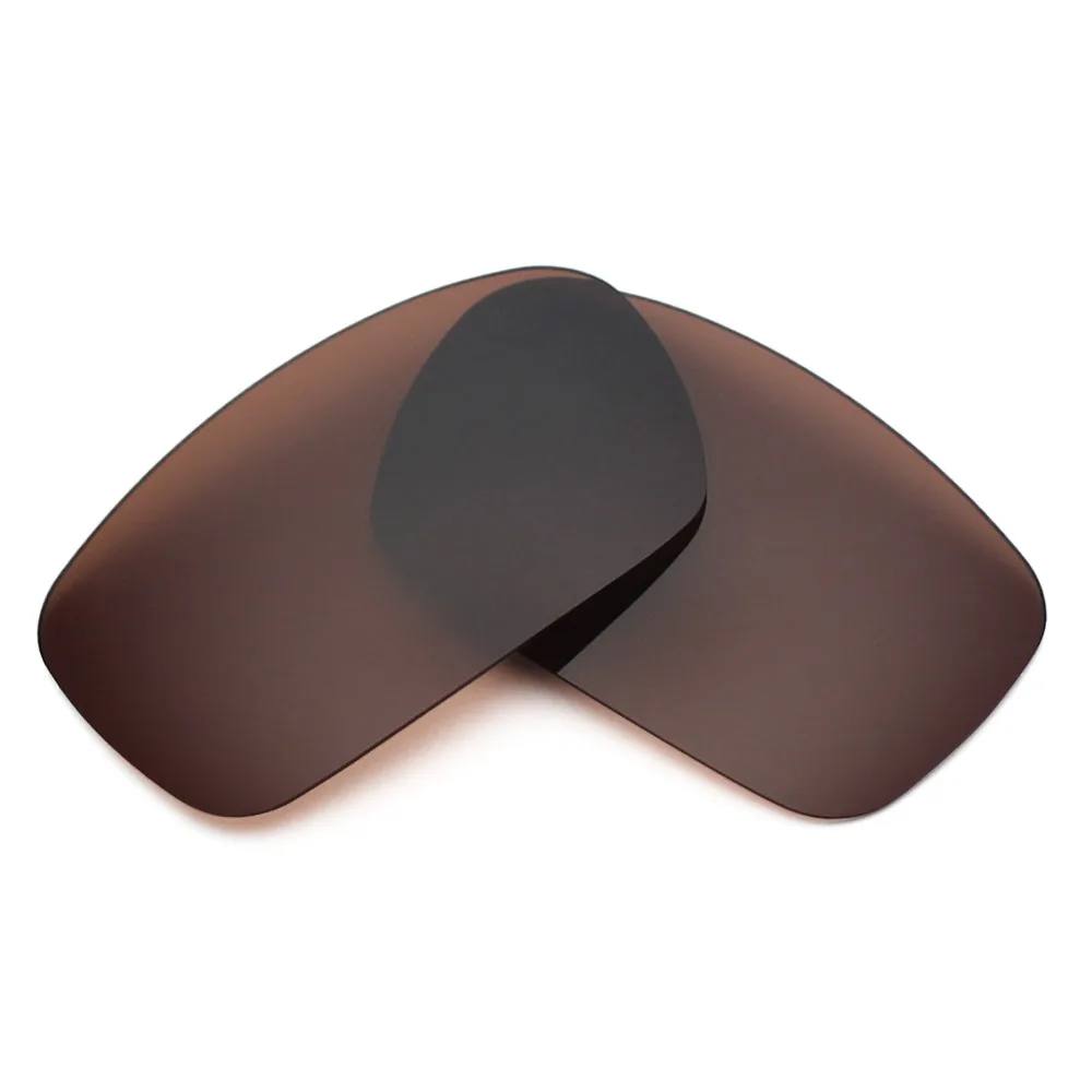 2 пары Mryok Поляризованные замена оптические стёкла для Oakley C провода 2011 солнцезащитные очки женщин маскирующий черный и бронзовый, коричневый