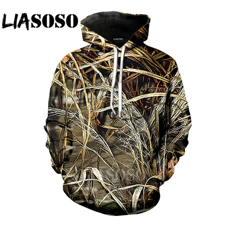 LIASOSO,, модные толстовки, шапка, пальто, животное, аниме, толстовка, 3D принт, для мужчин, дерево, новинка, wo, для мужчин, забавные, зеленые и серые, охотничьи толстовки, E226