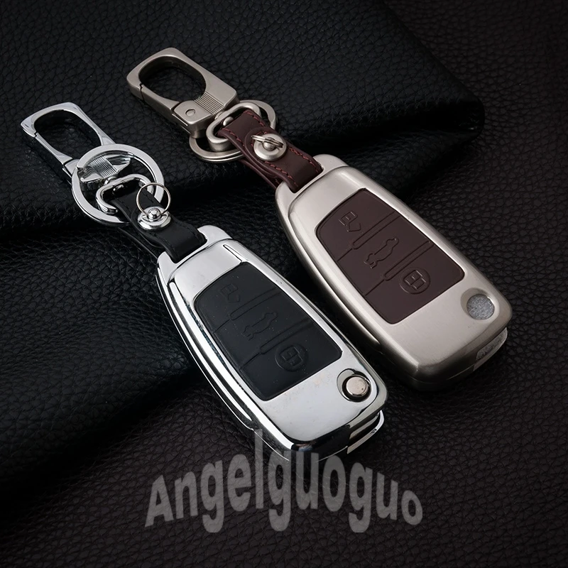 Чехол для автомобильного ключа из цинкового сплава чехол AUDI A4L A6L A5 A7 A8 Q5 Q7 S5 S6 S7 S8