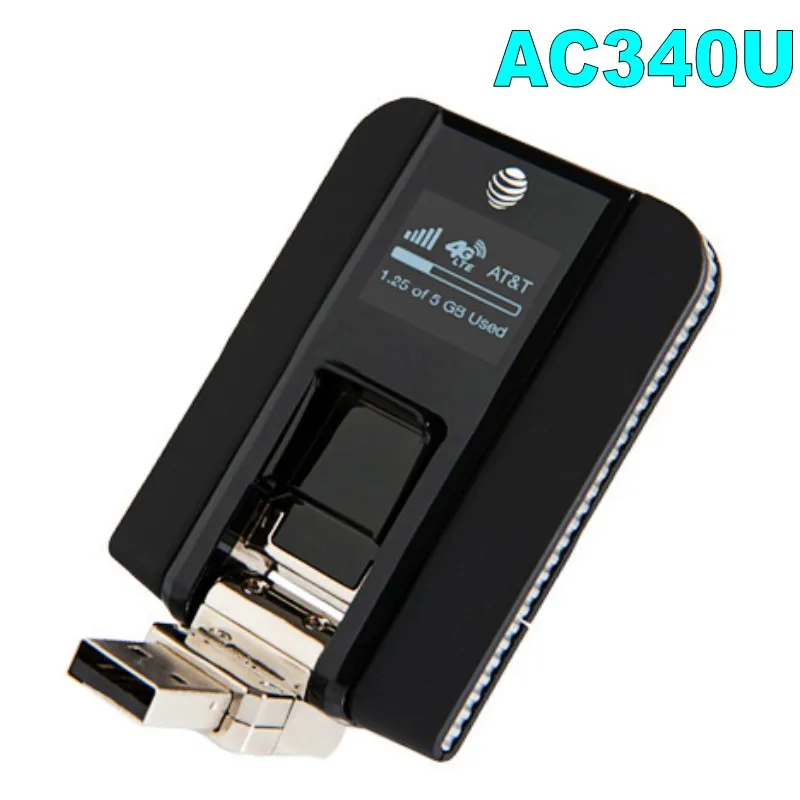 Original Unlocked Aircard 340U USB Modem 4G USB Stick Datacard Support LTE Bands 2 / 4 / 5 / 17