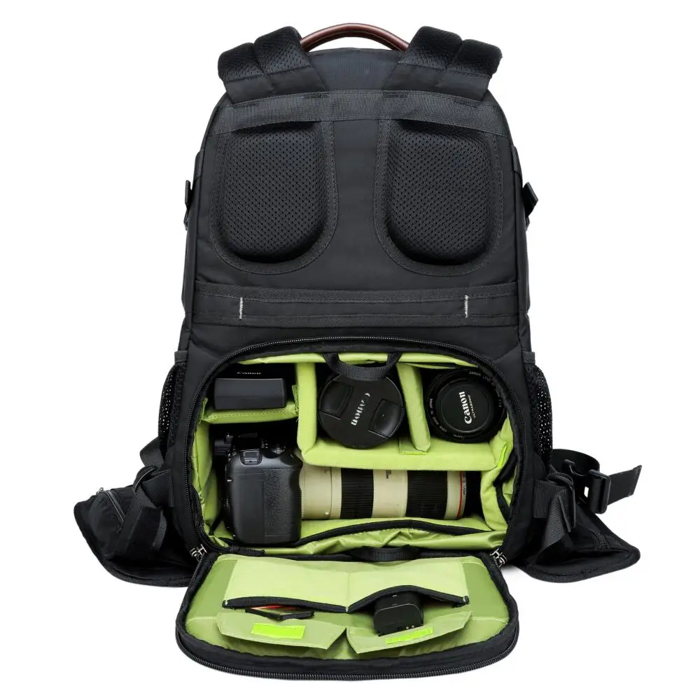 

Waterproof Professional Photography Backpack Anti-theft Camera DSLR Shoulders Bag fit 15.6'' Laptop Digital SLR Travel Case