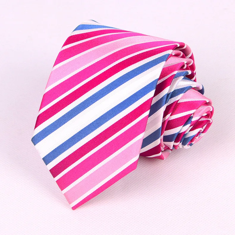 

7 CM Mens Strip Casual Silk Business Style Necktie Accessories Gravatas