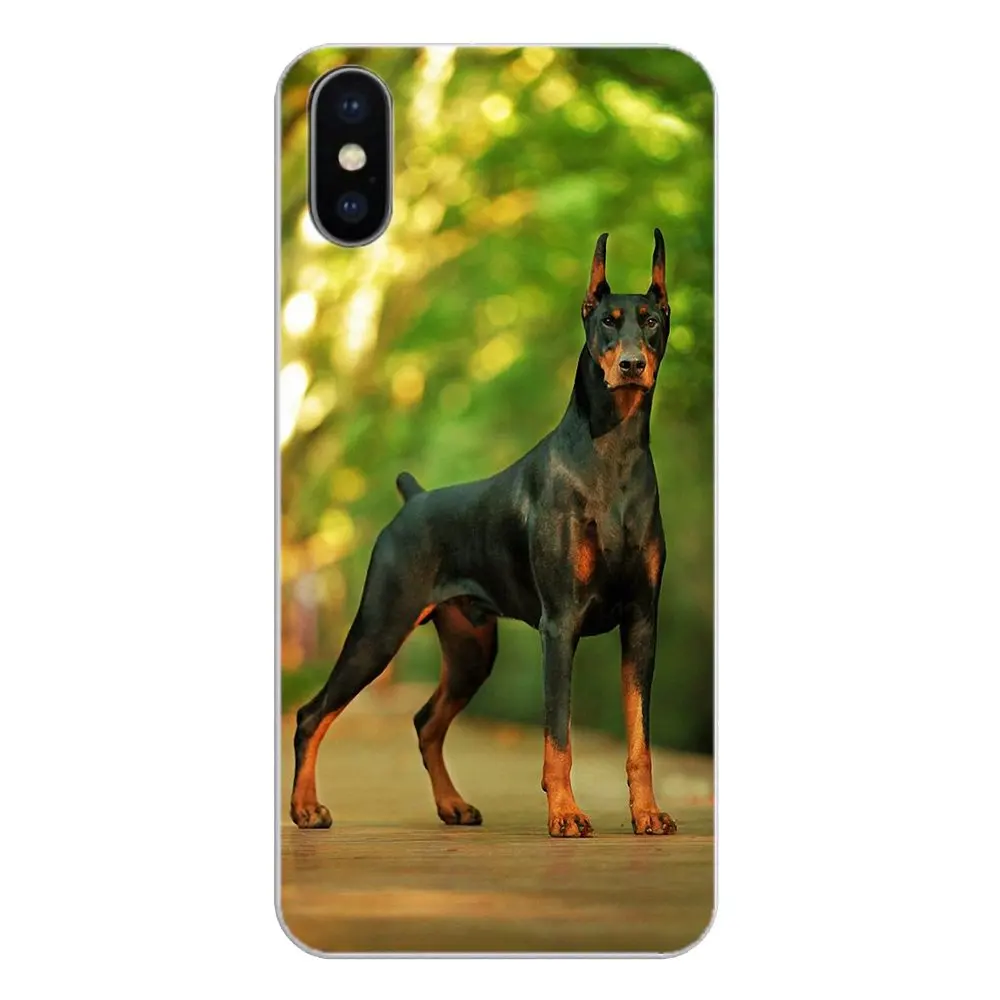 Силиконовые чехлы для лица Pinscher собака добермана язык Huawei P20 Lite Nova 2i 3i 3 GR3 Y6 Pro Y7 Y8 Y9