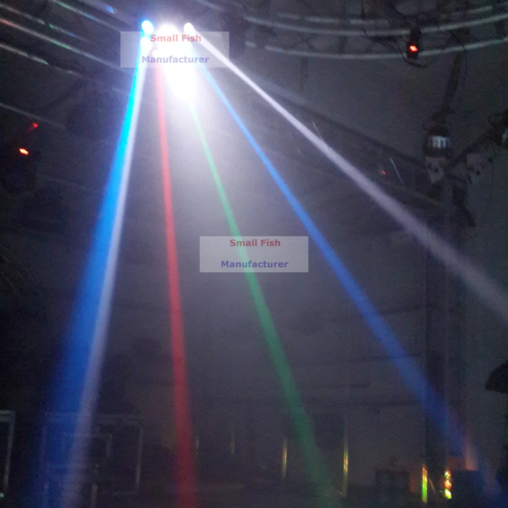 Mini LED Led Dancing Floor Light 8*3W CREE Lamp + 7X10W RGBW Quad Color Moving Head Stage Effect Lighting Fast Shipping | Освещение